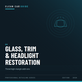 Glass, Trim and Headlight Restoration